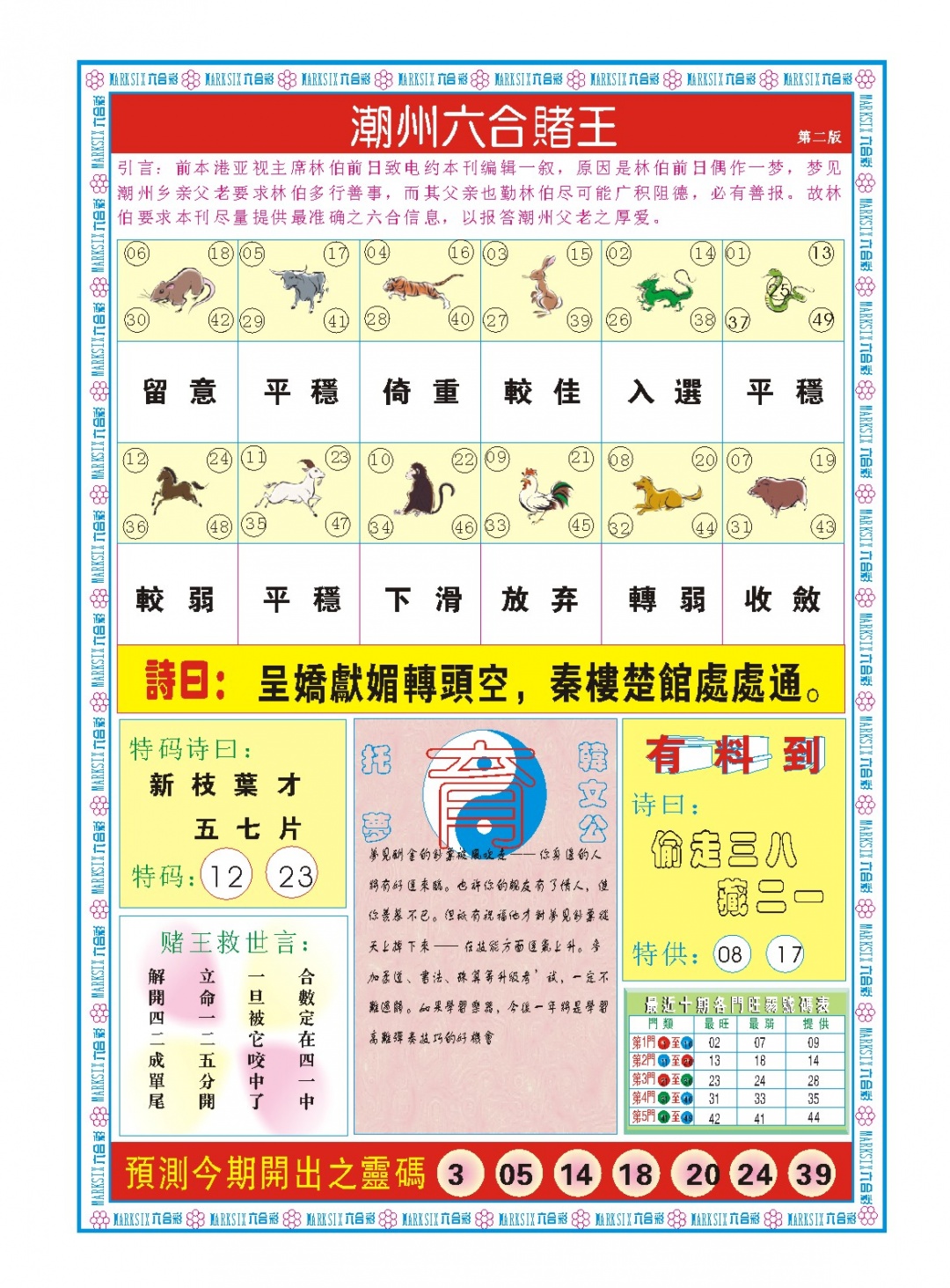 004期潮州六合赌王B[图]