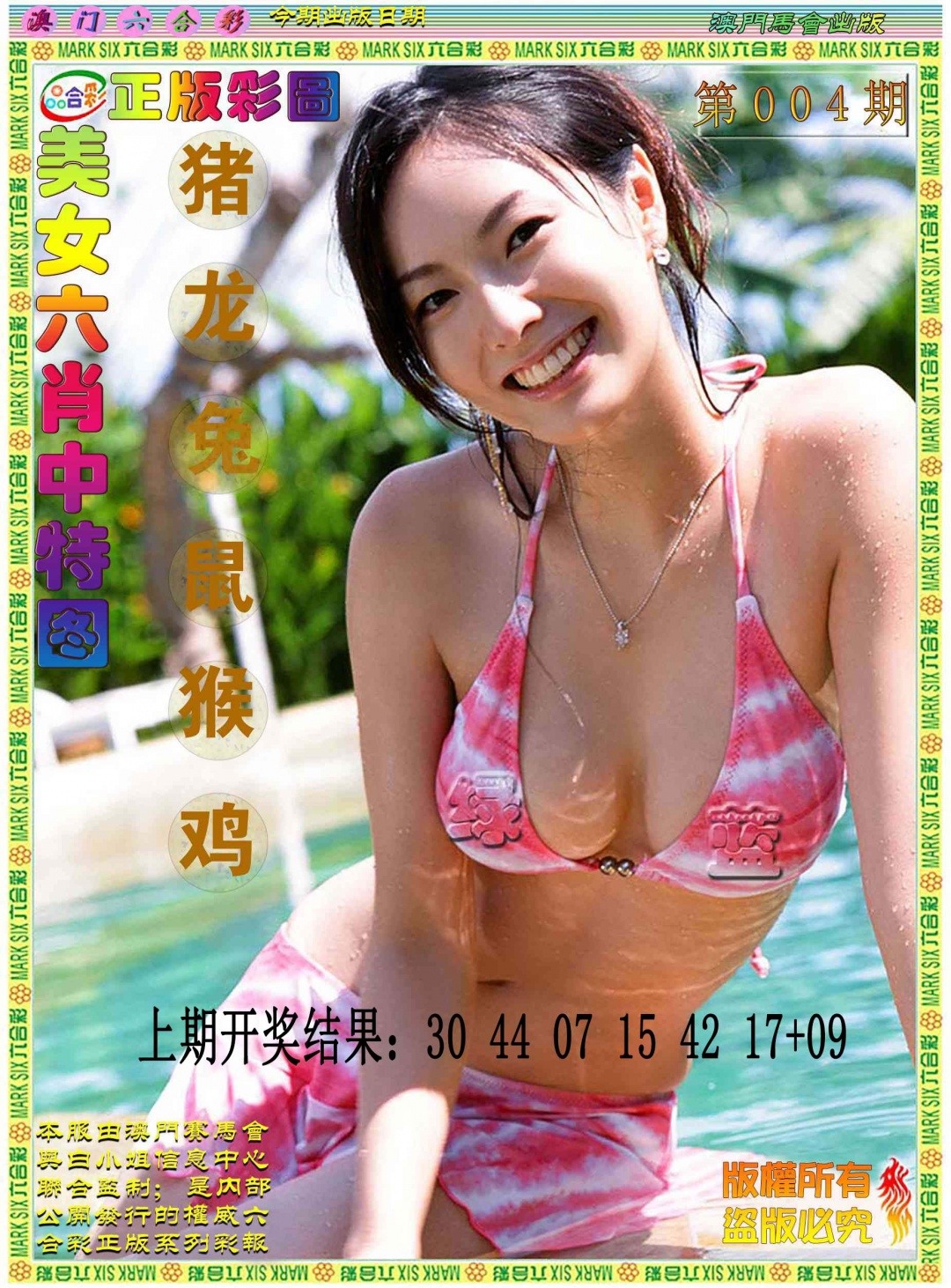 004期美女六肖中特图[图]