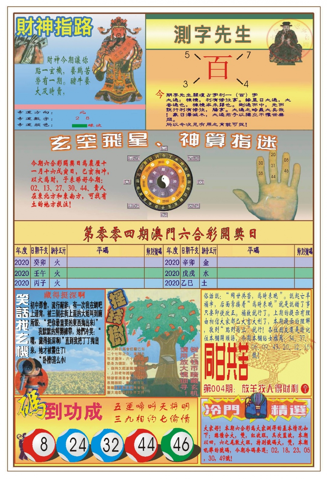 004期(新版)四柱预测B[图]