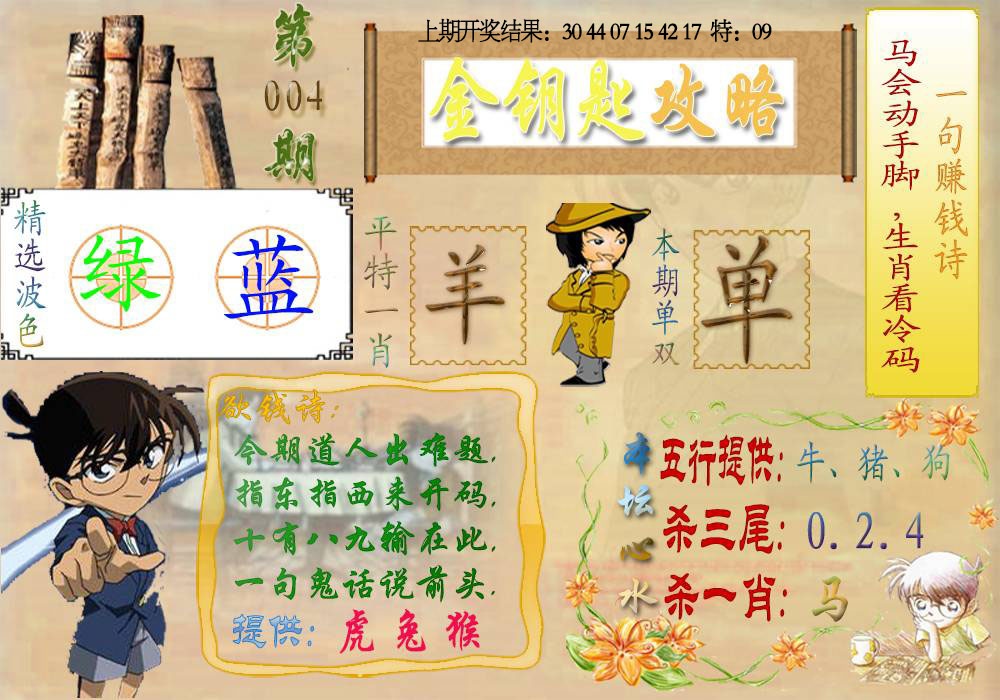 004期《金钥匙攻略》[图]