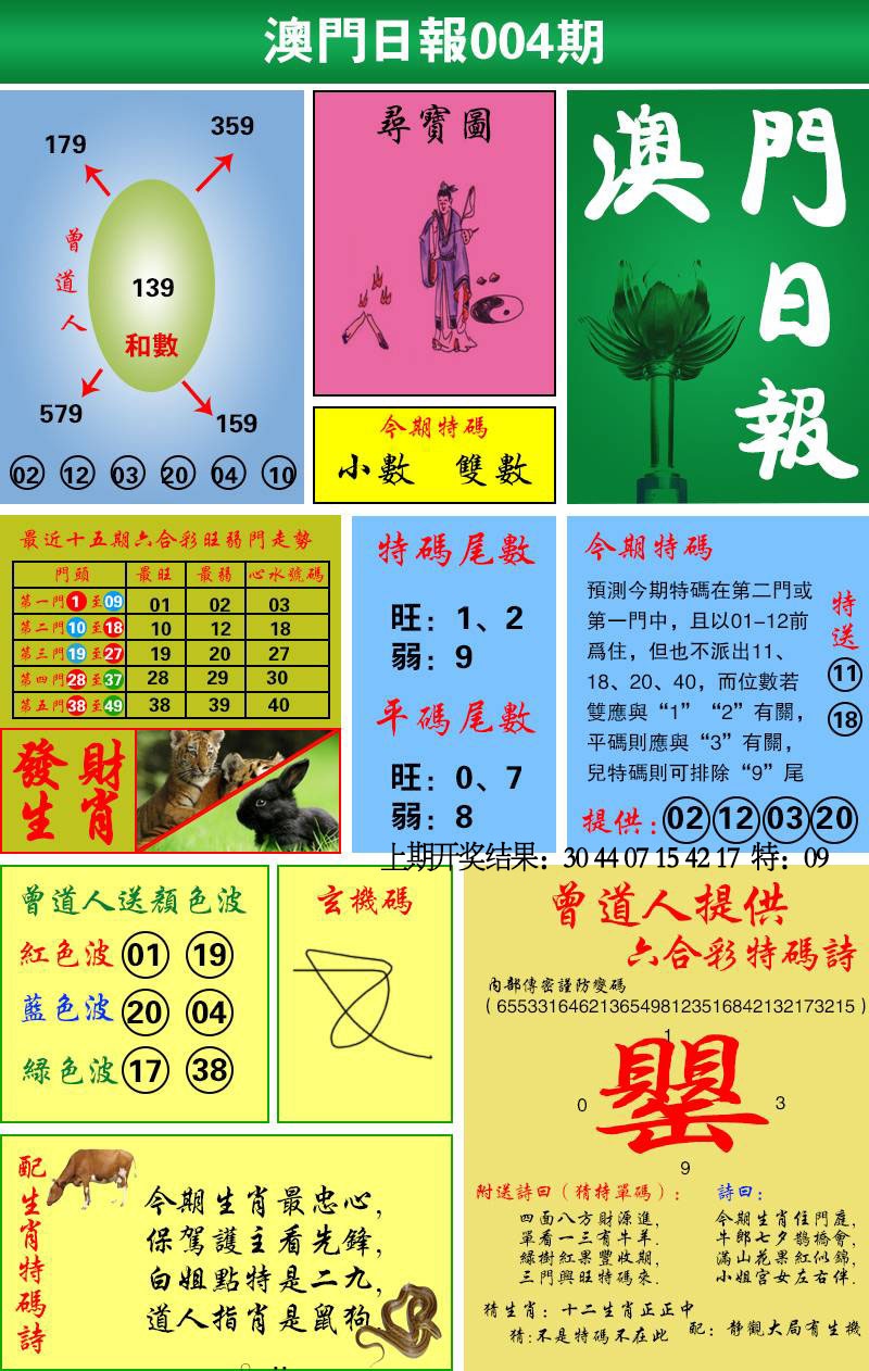 004期澳门日报[图]