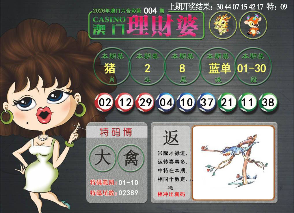 004期澳门理财婆[图]