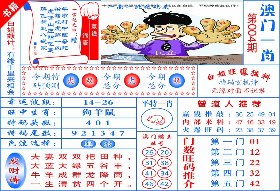 004期澳门东北虎[图]