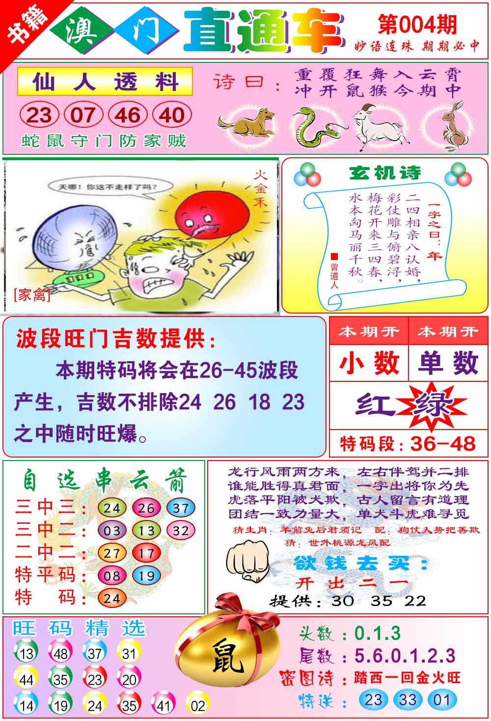 004期白姐直通车[图]