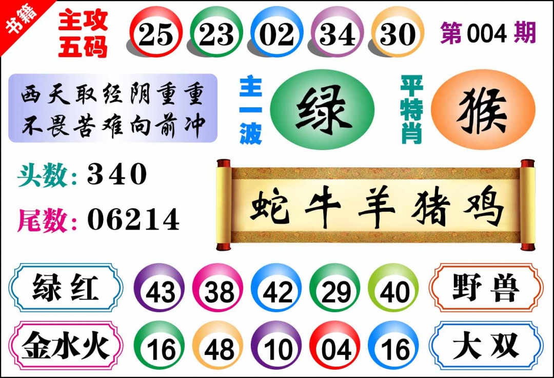 004期澳门主攻五码[图]