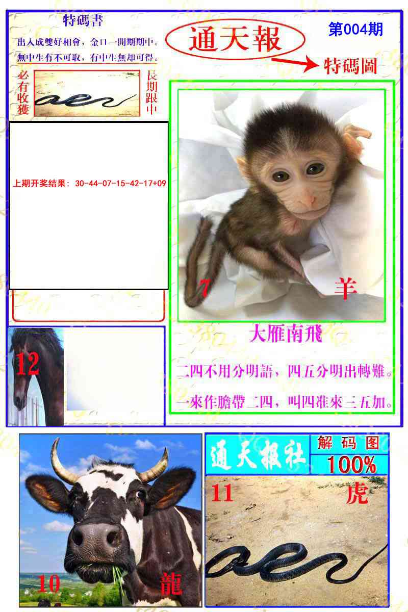004期通天特解图[图]
