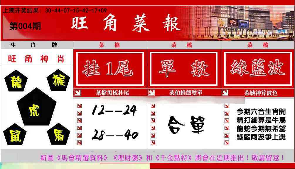 004期旺角菜报[图]