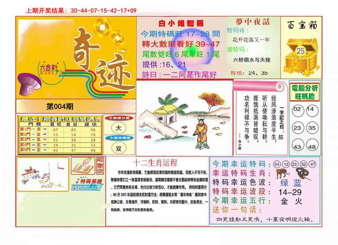 004期九龍奇迹A(推荐)[图]