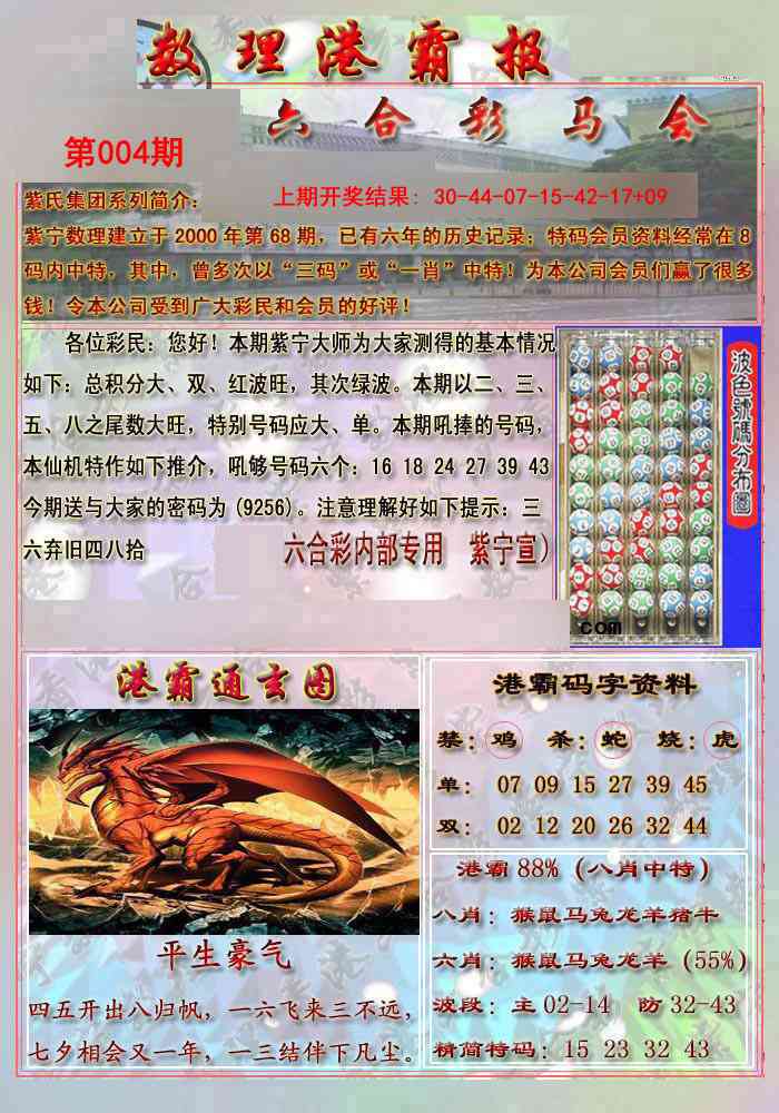 004期港霸报[图]