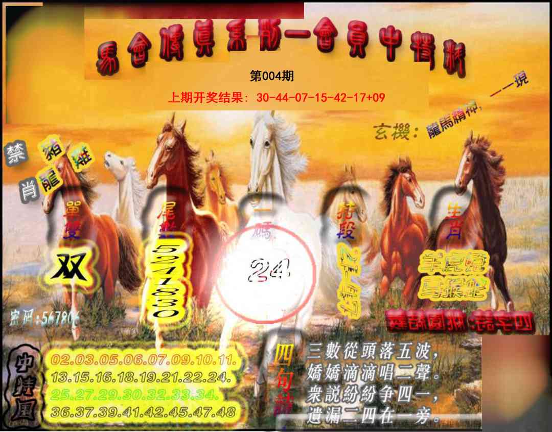 004期马会传真-会员报[图]