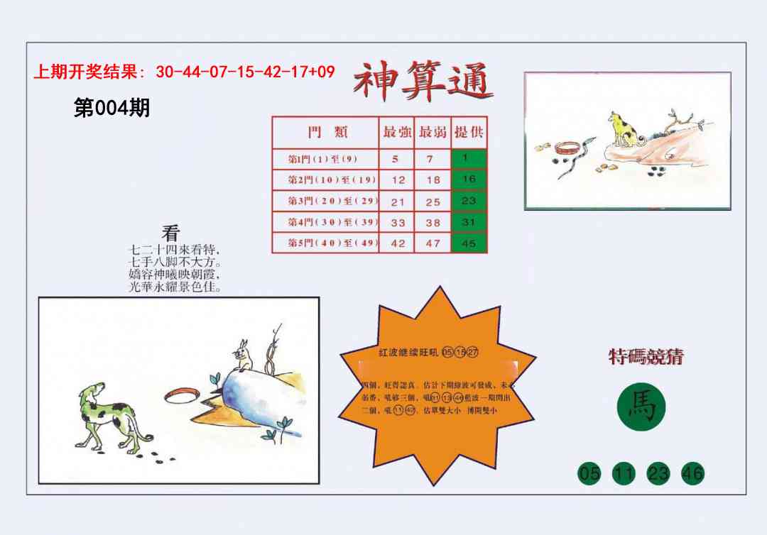 004期4-台湾神算[图]