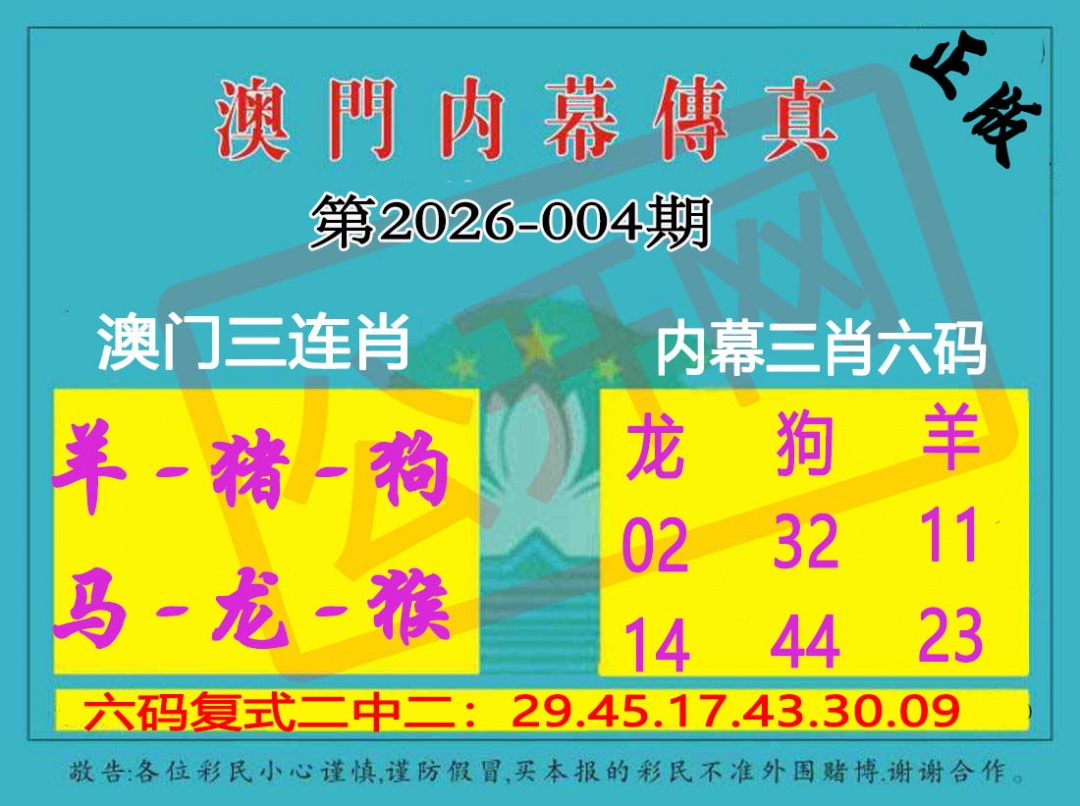 004期内幕传真三肖版[图]