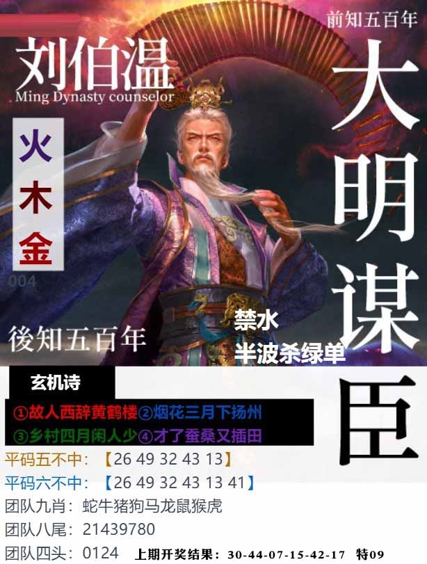 004期大明谋臣[图]